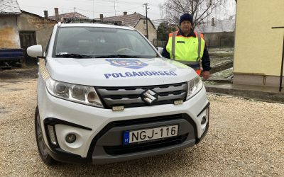 A téli időszakban kiemelt fontosságú a polgárőrség által végzett járőrszolgálat